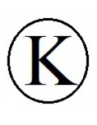 Бусины с буквами белые круглые K